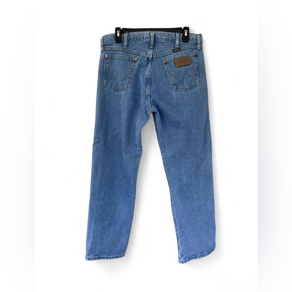 Wrangler Retro Jeans Mens 32x30-measured Blue Denim Straight Leg Cowboy Western